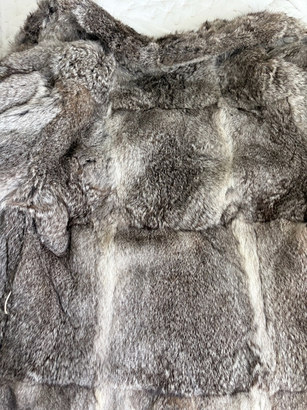 Vintage Rabbit Fur Coat size medium - Picture 6 of 14